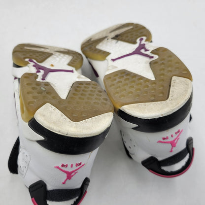 【中古品】【レディース】 543390-127 GS AIR JORDAN 6 RETRO エア ジョーダン 6 レトロ スニーカー 靴 166-260319-kh-16-izu サイズ：23 カラー：WHITE/VIVID PINK-GRAPE 万代Net店
