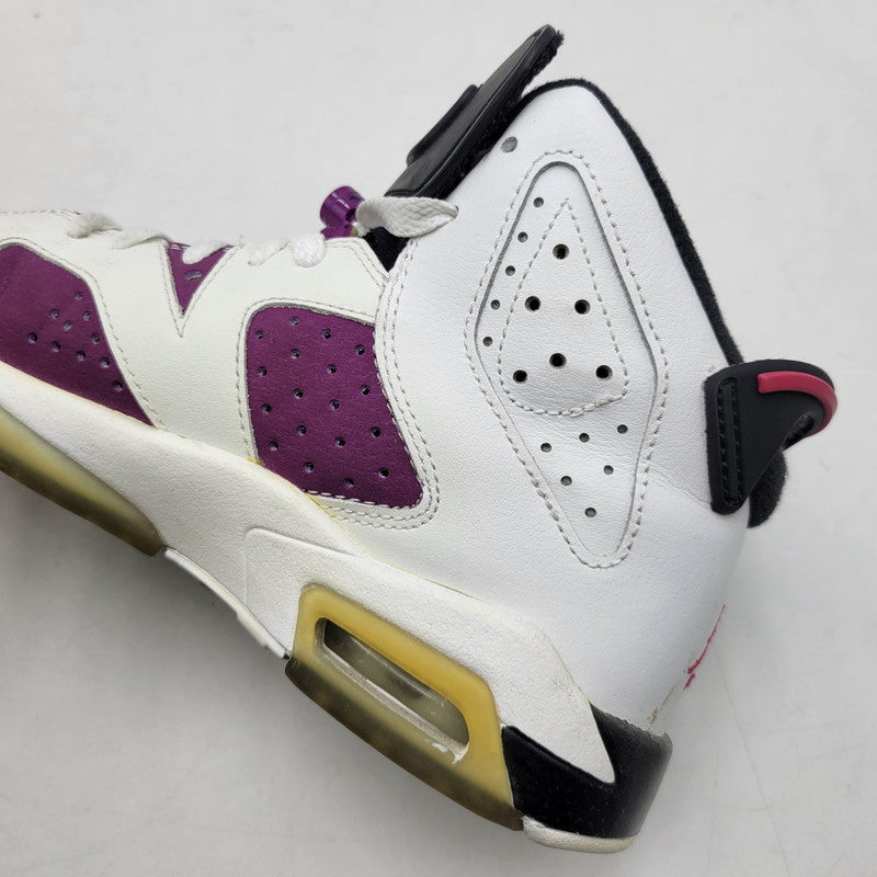 【中古品】【レディース】 543390-127 GS AIR JORDAN 6 RETRO エア ジョーダン 6 レトロ スニーカー 靴 166-260319-kh-16-izu サイズ：23 カラー：WHITE/VIVID PINK-GRAPE 万代Net店