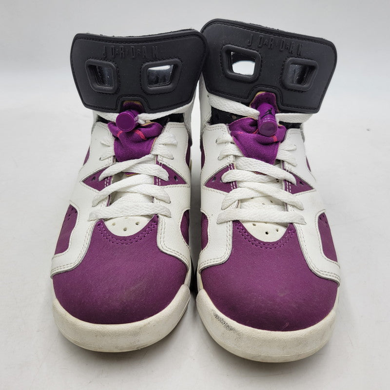 【中古品】【レディース】 543390-127 GS AIR JORDAN 6 RETRO エア ジョーダン 6 レトロ スニーカー 靴 166-260319-kh-16-izu サイズ：23 カラー：WHITE/VIVID PINK-GRAPE 万代Net店