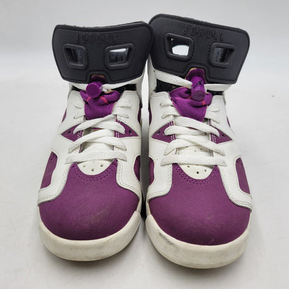 【中古品】【レディース】 543390-127 GS AIR JORDAN 6 RETRO エア ジョーダン 6 レトロ スニーカー 靴 166-260319-kh-16-izu サイズ：23 カラー：WHITE/VIVID PINK-GRAPE 万代Net店