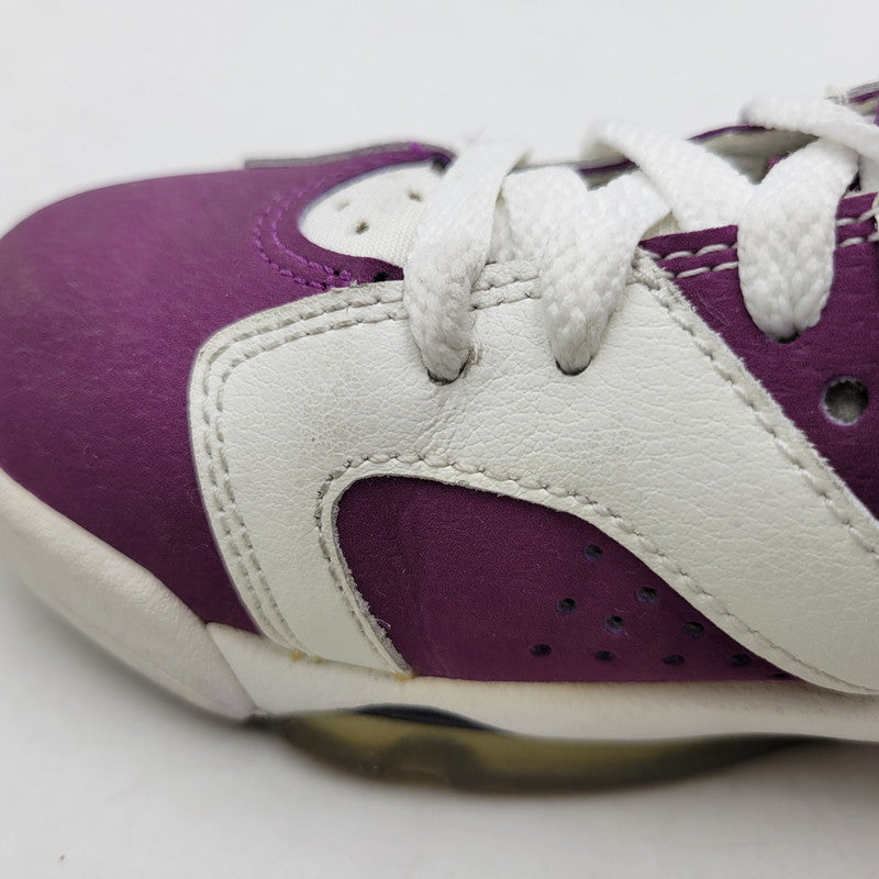 【中古品】【レディース】 543390-127 GS AIR JORDAN 6 RETRO エア ジョーダン 6 レトロ スニーカー 靴 166-260319-kh-16-izu サイズ：23 カラー：WHITE/VIVID PINK-GRAPE 万代Net店