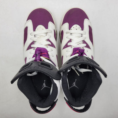 【中古品】【レディース】 543390-127 GS AIR JORDAN 6 RETRO エア ジョーダン 6 レトロ スニーカー 靴 166-260319-kh-16-izu サイズ：23 カラー：WHITE/VIVID PINK-GRAPE 万代Net店