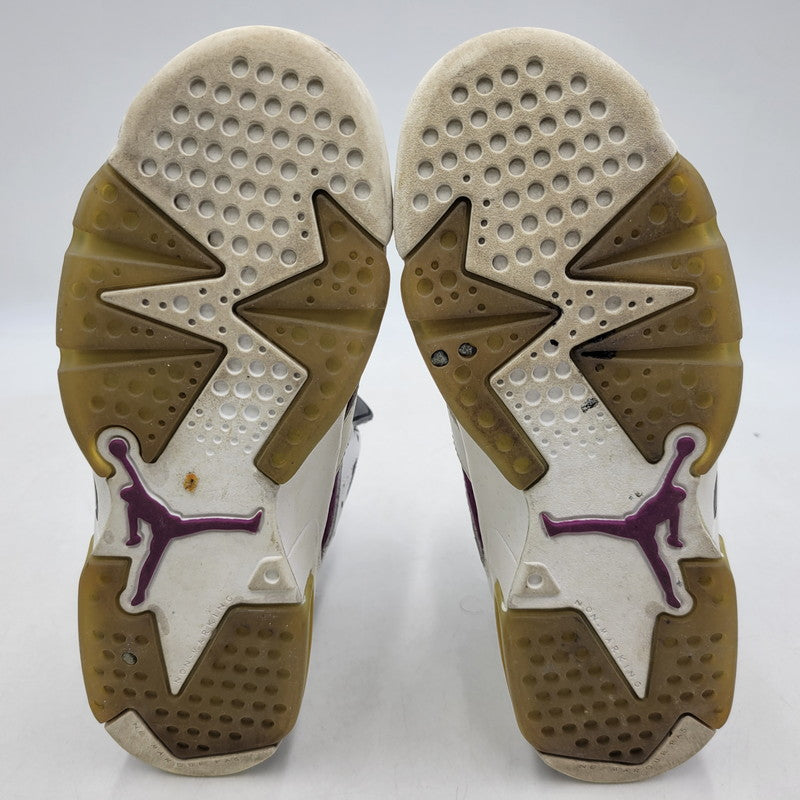 【中古品】【レディース】 543390-127 GS AIR JORDAN 6 RETRO エア ジョーダン 6 レトロ スニーカー 靴 166-260319-kh-16-izu サイズ：23 カラー：WHITE/VIVID PINK-GRAPE 万代Net店