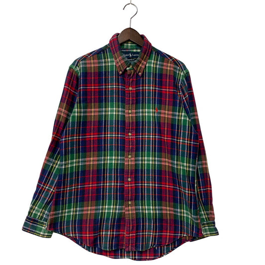 【中古品】【メンズ】 7934920ANF COSTUM FIT GINGHAM CHECK FLANNEL SHIRT カスタム フィット ギンガム チェック フランネル シャツ トップス 長袖 146-260319-cs-27-izu サイズ：L カラー：マルチ 万代Net店