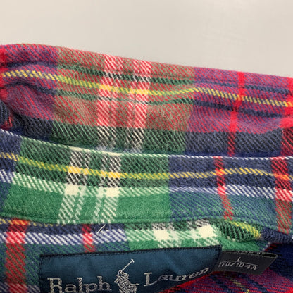 【中古品】【メンズ】 7934920ANF COSTUM FIT GINGHAM CHECK FLANNEL SHIRT カスタム フィット ギンガム チェック フランネル シャツ トップス 長袖 146-260319-cs-27-izu サイズ：L カラー：マルチ 万代Net店