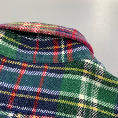 【中古品】【メンズ】 7934920ANF COSTUM FIT GINGHAM CHECK FLANNEL SHIRT カスタム フィット ギンガム チェック フランネル シャツ トップス 長袖 146-260319-cs-27-izu サイズ：L カラー：マルチ 万代Net店