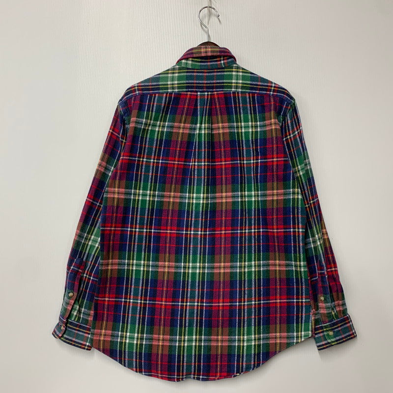 【中古品】【メンズ】 7934920ANF COSTUM FIT GINGHAM CHECK FLANNEL SHIRT カスタム フィット ギンガム チェック フランネル シャツ トップス 長袖 146-260319-cs-27-izu サイズ：L カラー：マルチ 万代Net店