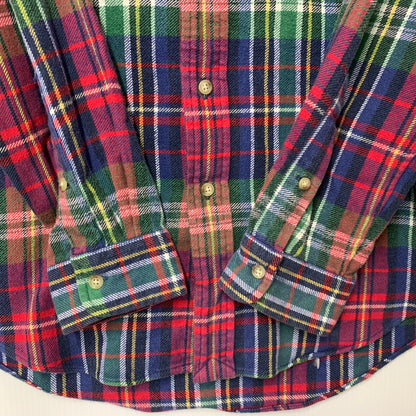 【中古品】【メンズ】 7934920ANF COSTUM FIT GINGHAM CHECK FLANNEL SHIRT カスタム フィット ギンガム チェック フランネル シャツ トップス 長袖 146-260319-cs-27-izu サイズ：L カラー：マルチ 万代Net店