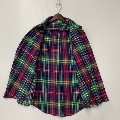 【中古品】【メンズ】 7934920ANF COSTUM FIT GINGHAM CHECK FLANNEL SHIRT カスタム フィット ギンガム チェック フランネル シャツ トップス 長袖 146-260319-cs-27-izu サイズ：L カラー：マルチ 万代Net店