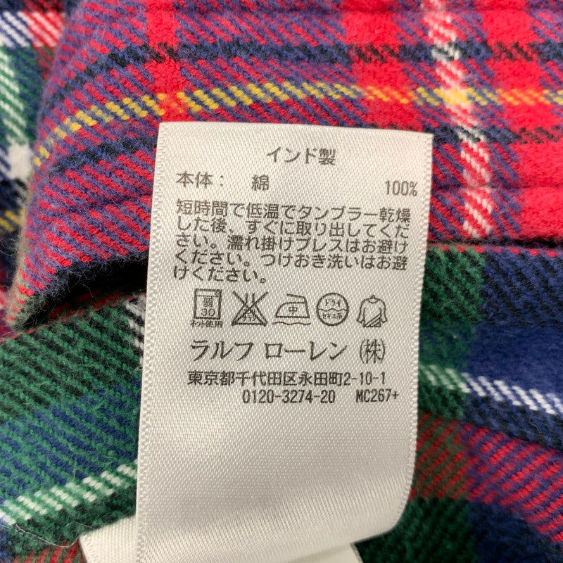【中古品】【メンズ】 7934920ANF COSTUM FIT GINGHAM CHECK FLANNEL SHIRT カスタム フィット ギンガム チェック フランネル シャツ トップス 長袖 146-260319-cs-27-izu サイズ：L カラー：マルチ 万代Net店