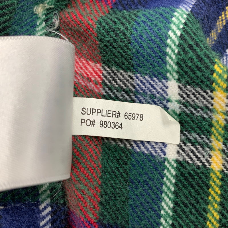 【中古品】【メンズ】 7934920ANF COSTUM FIT GINGHAM CHECK FLANNEL SHIRT カスタム フィット ギンガム チェック フランネル シャツ トップス 長袖 146-260319-cs-27-izu サイズ：L カラー：マルチ 万代Net店