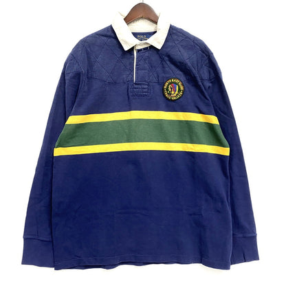 【中古品】【メンズ】 POLO RALPH LAUREN ポロ・ラルフローレン INDIAN HEAD PATCH LAGER SHIRT インディアンヘッド パッチ ラガーシャツ 長袖 トップス 147-260321-as-12-izu サイズ：XL カラー：マルチカラー 万代Net店