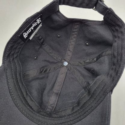 【中古品】【メンズ/レディース】 SUPPLIER サプライヤー BLADE LOGO 6 PANEL ロゴ 6パネル キャップ CAP 帽子 185-260319-kh-15-izu サイズ：F カラー：ブラック 万代Net店