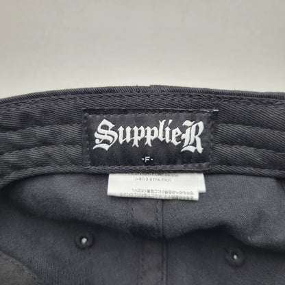 【中古品】【メンズ/レディース】 SUPPLIER サプライヤー BLADE LOGO 6 PANEL ロゴ 6パネル キャップ CAP 帽子 185-260319-kh-15-izu サイズ：F カラー：ブラック 万代Net店