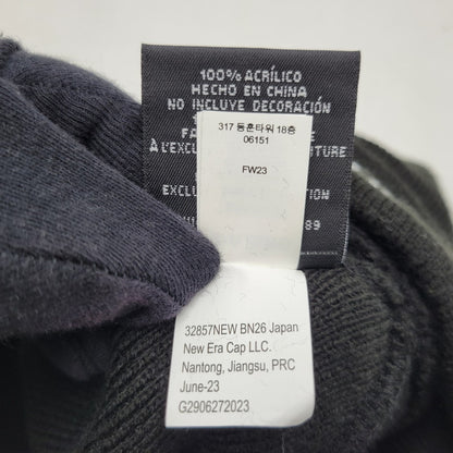 【中古品】【メンズ/レディース】 SUPREME × NEW ERA シュプリーム × ニューエラ 23FW BOX LOGO BEANIE ボックス ロゴ ビーニー ニット帽 帽子 185-260316-yn-06-izu サイズ：ONE SIZE カラー：ブラック 万代Net店