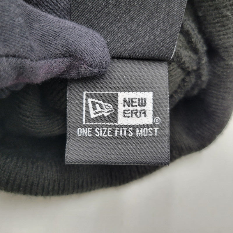 【中古品】【メンズ/レディース】 SUPREME × NEW ERA シュプリーム × ニューエラ 23FW BOX LOGO BEANIE ボックス ロゴ ビーニー ニット帽 帽子 185-260316-yn-06-izu サイズ：ONE SIZE カラー：ブラック 万代Net店