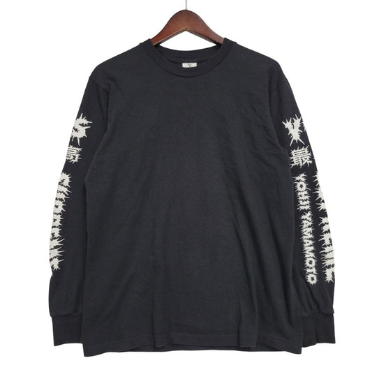 【中古品】【メンズ】 SUPREME × Y'S BY YOHJI YAMAMOTO シュプリーム × ワイズバイ ヨウジ ヤマモト25FW L S TEE 長袖 トップス 149-260316-yn-02-izu サイズ：S カラー：ブラック 万代Net店