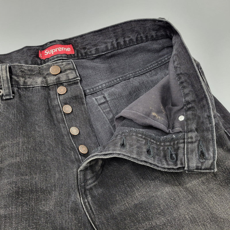 【中古品】【メンズ】 24FW DISTRESSED LOOSE FIT SELVEDGE JEAN ディストレスト ルーズ フィット セルビッジ ジーンズ ボトムス 149-260316-yn-03-izu サイズ：30 カラー：ウォッシュドブラック 万代Net店