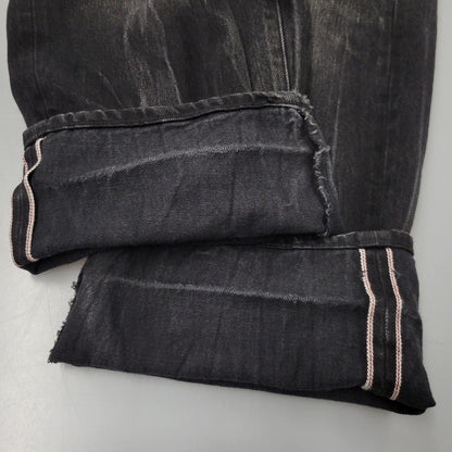 【中古品】【メンズ】 24FW DISTRESSED LOOSE FIT SELVEDGE JEAN ディストレスト ルーズ フィット セルビッジ ジーンズ ボトムス 149-260316-yn-03-izu サイズ：30 カラー：ウォッシュドブラック 万代Net店