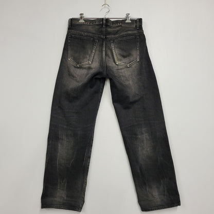 【中古品】【メンズ】 24FW DISTRESSED LOOSE FIT SELVEDGE JEAN ディストレスト ルーズ フィット セルビッジ ジーンズ ボトムス 149-260316-yn-03-izu サイズ：30 カラー：ウォッシュドブラック 万代Net店