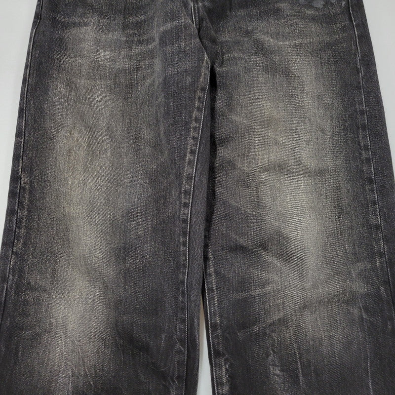 【中古品】【メンズ】 24FW DISTRESSED LOOSE FIT SELVEDGE JEAN ディストレスト ルーズ フィット セルビッジ ジーンズ ボトムス 149-260316-yn-03-izu サイズ：30 カラー：ウォッシュドブラック 万代Net店