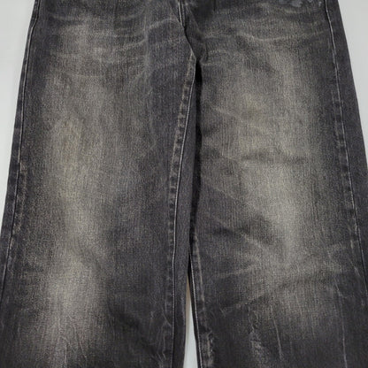 【中古品】【メンズ】 24FW DISTRESSED LOOSE FIT SELVEDGE JEAN ディストレスト ルーズ フィット セルビッジ ジーンズ ボトムス 149-260316-yn-03-izu サイズ：30 カラー：ウォッシュドブラック 万代Net店