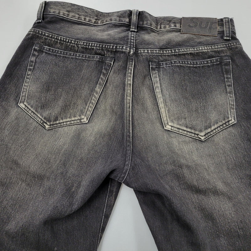 【中古品】【メンズ】 24FW DISTRESSED LOOSE FIT SELVEDGE JEAN ディストレスト ルーズ フィット セルビッジ ジーンズ ボトムス 149-260316-yn-03-izu サイズ：30 カラー：ウォッシュドブラック 万代Net店