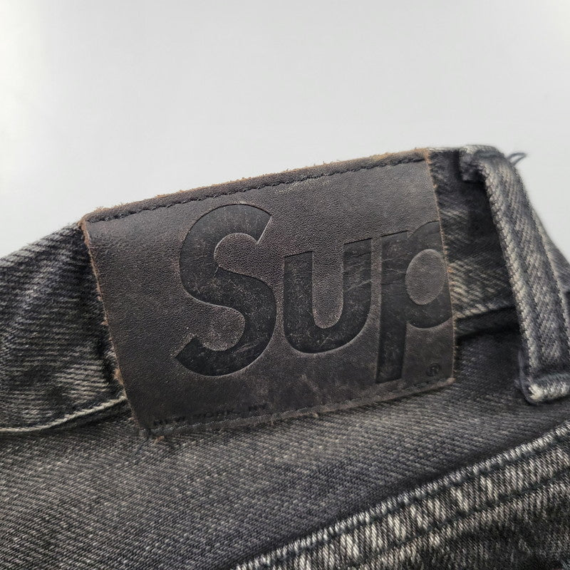 【中古品】【メンズ】 24FW DISTRESSED LOOSE FIT SELVEDGE JEAN ディストレスト ルーズ フィット セルビッジ ジーンズ ボトムス 149-260316-yn-03-izu サイズ：30 カラー：ウォッシュドブラック 万代Net店