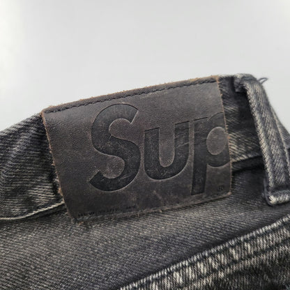 【中古品】【メンズ】 24FW DISTRESSED LOOSE FIT SELVEDGE JEAN ディストレスト ルーズ フィット セルビッジ ジーンズ ボトムス 149-260316-yn-03-izu サイズ：30 カラー：ウォッシュドブラック 万代Net店
