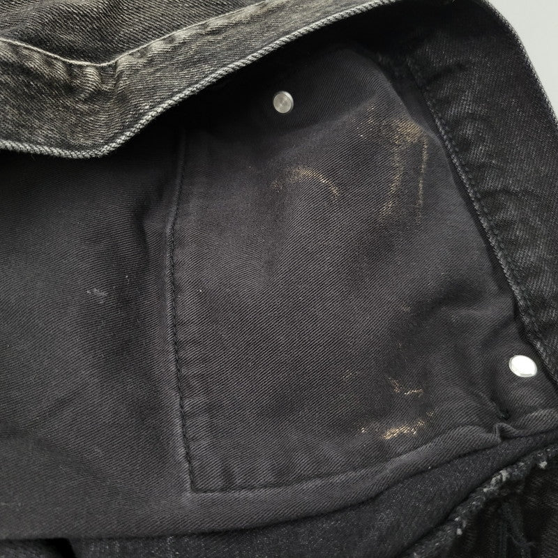 【中古品】【メンズ】 24FW DISTRESSED LOOSE FIT SELVEDGE JEAN ディストレスト ルーズ フィット セルビッジ ジーンズ ボトムス 149-260316-yn-03-izu サイズ：30 カラー：ウォッシュドブラック 万代Net店