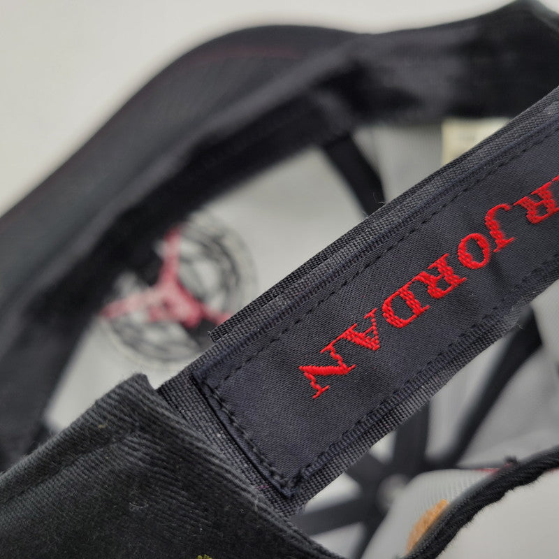 【中古品】【メンズ/レディース】 NIKE ナイキ AIR JORDAN IX 9 CLASSIC 6 PANEL WORLD SNAPBACK CAP DEAD STOCK エア ジョーダン 6パネル スナップバック キャップ 帽子 185-260316-kh-13-izu サイズ：F カラー：ブラック 万代Net店