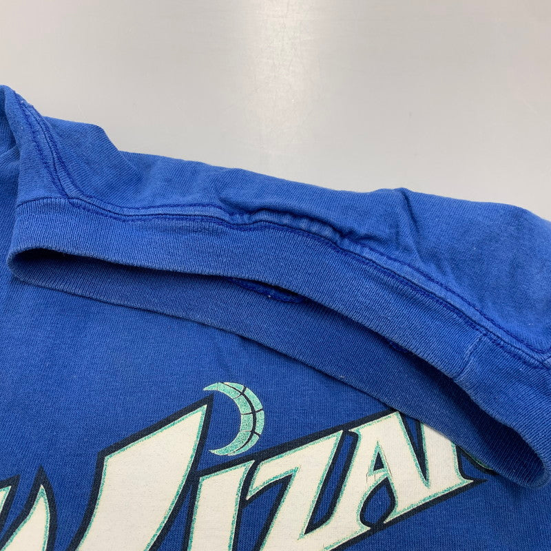 【中古品】【メンズ】 メキシコ製 WIZARDS JORDAN ウィザーズ ジョーダン 23 PRINT プリント S/S ショートスリーブ TEE Tシャツ トップス 半袖 146-260323-ya-04-izu サイズ：L カラー：BLUE 万代Net店