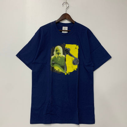 【中古品】【メンズ】 マレーシア製 JORDAN GRAPHIC ジョーダン グラフィック S/S ショートスリーブ TEE Tシャツ トップス 半袖 146-260323-ya-05-izu サイズ：M カラー：NAVY 万代Net店