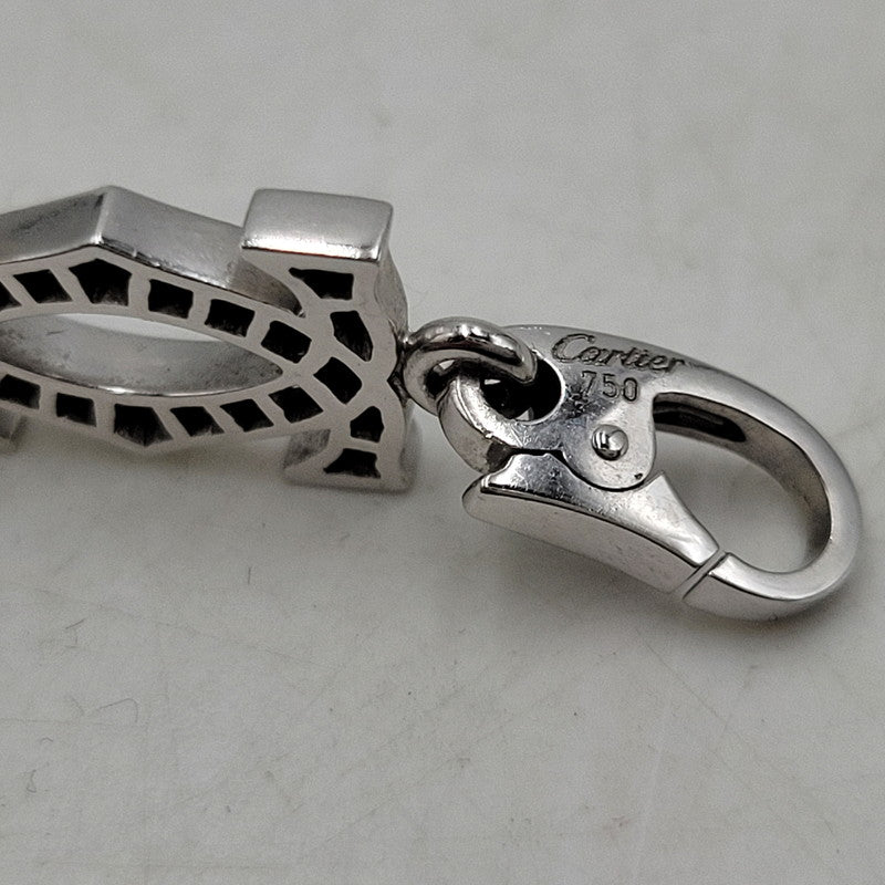 【中古品】【メンズ/レディース】 K18WG アントルラセ 2C ペンダント トップ 182-260316-kh-12-izu カラー：ホワイトゴールド 万代Net店