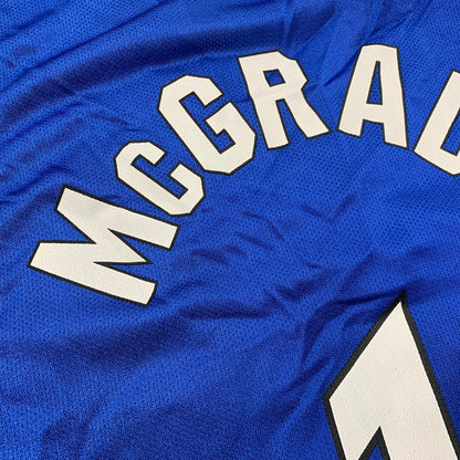 【中古品】【メンズ】 ORLANDO MAGIC #1 MCGRADY GAME SHIRT オーランド マジック マグレディ ゲームシャツ 韓国製 146-260319-as-16-izu サイズ：XXL カラー：ブルー 万代Net店