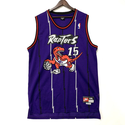 【中古品】【メンズ】 NIKE TEAM ナイキチーム TORONTO RAPTORS #15 CARTER GAME SHIRT トロント ラプターズ カーター ゲームシャツ 韓国製 146-260319-as-15-izu サイズ：XXL カラー：パープル 万代Net店