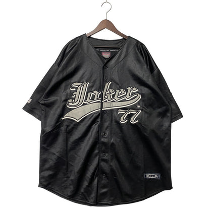 【中古品】【メンズ】 JOKER ジョーカー BASEBALL SHIRT ベースボール シャツ トップス 半袖 146-260319-cs-25-izu サイズ：XXL カラー：ブラック 万代Net店