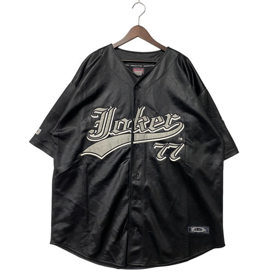 【中古品】【メンズ】 JOKER ジョーカー BASEBALL SHIRT ベースボール シャツ トップス 半袖 146-260319-cs-25-izu サイズ：XXL カラー：ブラック 万代Net店