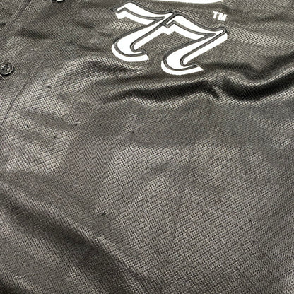 【中古品】【メンズ】 JOKER ジョーカー BASEBALL SHIRT ベースボール シャツ トップス 半袖 146-260319-cs-25-izu サイズ：XXL カラー：ブラック 万代Net店