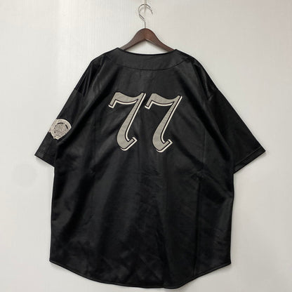 【中古品】【メンズ】 JOKER ジョーカー BASEBALL SHIRT ベースボール シャツ トップス 半袖 146-260319-cs-25-izu サイズ：XXL カラー：ブラック 万代Net店