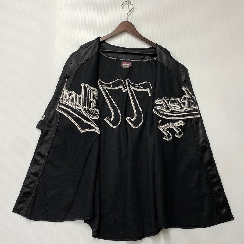 【中古品】【メンズ】 JOKER ジョーカー BASEBALL SHIRT ベースボール シャツ トップス 半袖 146-260319-cs-25-izu サイズ：XXL カラー：ブラック 万代Net店