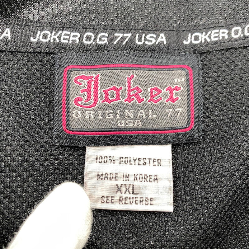 【中古品】【メンズ】 JOKER ジョーカー BASEBALL SHIRT ベースボール シャツ トップス 半袖 146-260319-cs-25-izu サイズ：XXL カラー：ブラック 万代Net店
