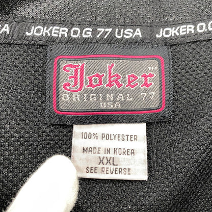【中古品】【メンズ】 JOKER ジョーカー BASEBALL SHIRT ベースボール シャツ トップス 半袖 146-260319-cs-25-izu サイズ：XXL カラー：ブラック 万代Net店
