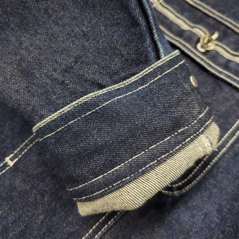 【中古品】【メンズ】 PLATINUM FUBU プラチナム フブ DENIM JACKET デニムジャケット アウター 146-260316-yn-09-izu サイズ：2XL カラー：インディゴ 万代Net店