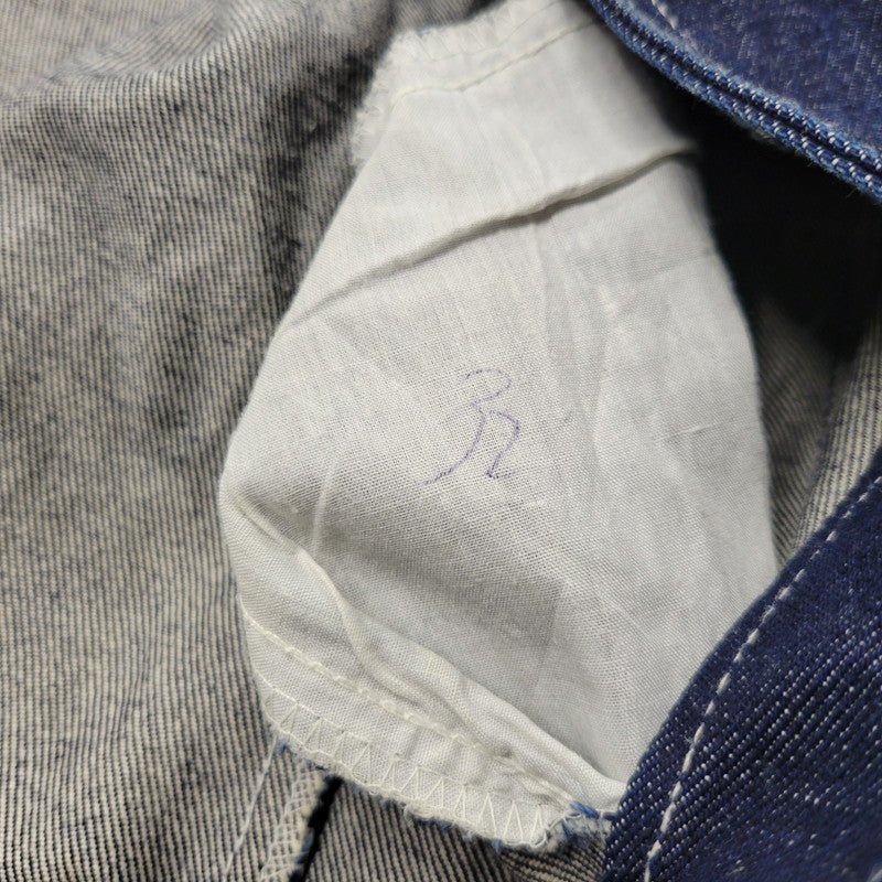 【中古品】【メンズ】 PLATINUM FUBU プラチナム フブ DENIM JACKET デニムジャケット アウター 146-260316-yn-09-izu サイズ：2XL カラー：インディゴ 万代Net店