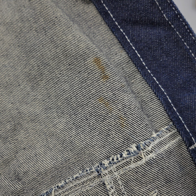 【中古品】【メンズ】 PLATINUM FUBU プラチナム フブ DENIM JACKET デニムジャケット アウター 146-260316-yn-09-izu サイズ：2XL カラー：インディゴ 万代Net店