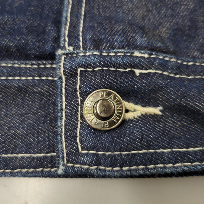 【中古品】【メンズ】 PLATINUM FUBU プラチナム フブ DENIM JACKET デニムジャケット アウター 146-260316-yn-09-izu サイズ：2XL カラー：インディゴ 万代Net店