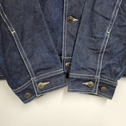 【中古品】【メンズ】 PLATINUM FUBU プラチナム フブ DENIM JACKET デニムジャケット アウター 146-260316-yn-09-izu サイズ：2XL カラー：インディゴ 万代Net店