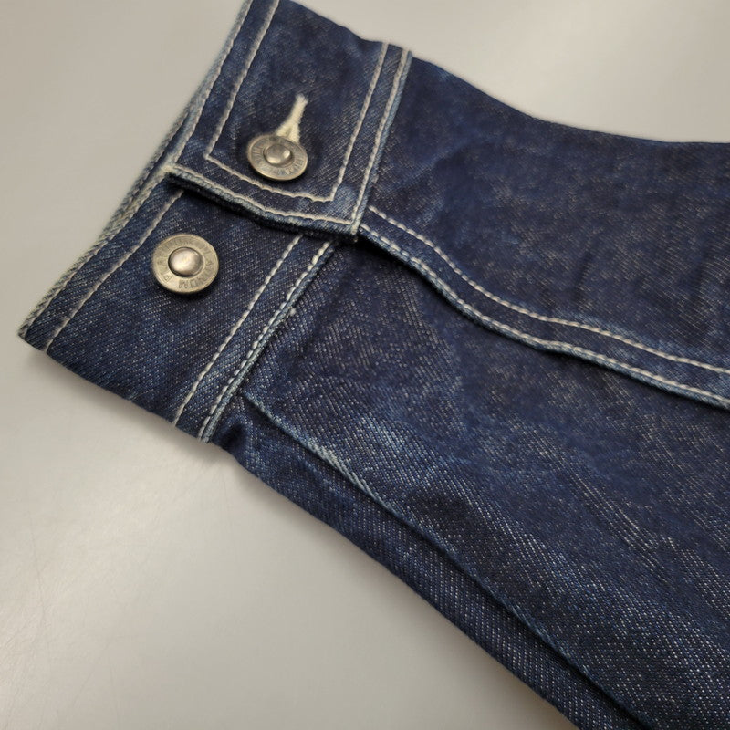 【中古品】【メンズ】 PLATINUM FUBU プラチナム フブ DENIM JACKET デニムジャケット アウター 146-260316-yn-09-izu サイズ：2XL カラー：インディゴ 万代Net店
