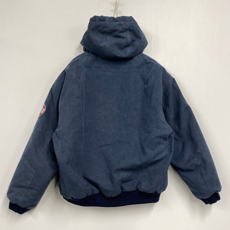 【中古品】【メンズ】 PERUSHU ペルーシュ PE333034BW 中綿キルティングダックフードブルゾン アウター 147-260321-as-17-izu サイズ：L カラー：ブルー系 万代Net店